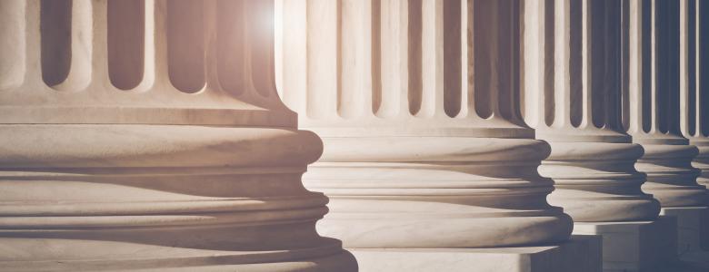 Law court pillars